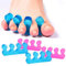 4 PCS Gel Toe Separator, Gel Nail Polish Toe Spacers for Men and Women Straighteners and Correctors Reusable for Overlapping Toes, Bunions, Hammer Toe, Foot Pain Relief, Pedicure Manicure Nail Art
