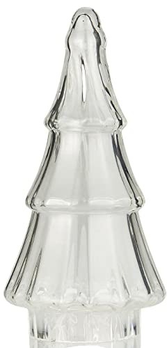 IB Laursen Tannen Baum Glas klar H=20cm Weihnachten Weihnachts Deko Rillen