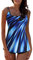 hhsbeauty Bademode Set Anzug Bikini Damen Badeanzug Print Größenverstellbar Digital Bikini Strap Baden Split Plus Swimwears Tankinis Set Fliegeruhr