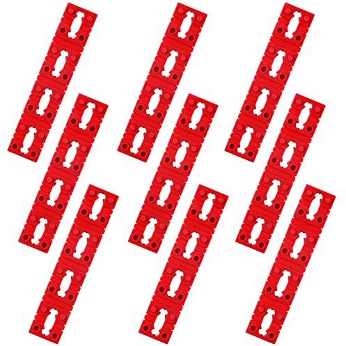 36pcs Electrical Switch and Receptacle Spacer, Electrical Outlet Spacers Plastic Twist Apart Spacers Electrical Socket Spacers for Electrical Box, Red
