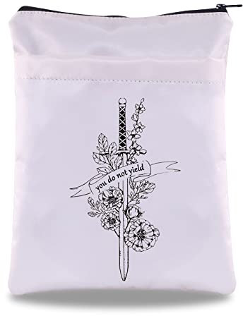 PYOUL Sarah J Maas Merch You Do Not Yield Couverture de livre Trônes de verre Cadeau royaume des cendres