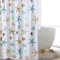 Vllcsla Peva Tenda da Doccia Impermeabile Lavabili, 200x240 cm, 200/220/240 cm Altezza, Tenda Vasca da Bagno Blu Angolare, Antimuffa Tende Doccia, con Occhielli e Ganci, Stella Marina