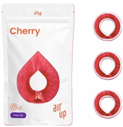 Water Bottle-650ml/Flavoured Water Bottle with Pods/Various Colour Available/BPA Free/0 Calories/Tristan - Hot Pink, Charcoal Grey etc. (Cherry Pod - 3 pcs)