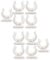 SOTECH 10er Set Befestigungsclips für Sockelfuß Höhe 200 mm