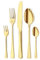 Targzier Goldenes Besteck Set 12 Personen,60 teilig Hochwertige Edelstahl Tafelbesteck,Glänzendes Golden Besteckset mit Messer,Gabel und Löffel,Hochglanzpoliert,Spülmaschinenfest