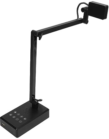 Septpenta Dokumentenkamera, 4K 16MP Ultra High Definition Dokumenten Webcam, Mehrfachwinkeleinstellung, Vollautomatisches Phasenfokussystem für Live Demo, Webkonferenzen, Fernunterricht