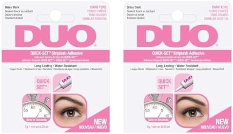 Ardell Duo Quick Set Striplash Adhesive Black 7g (Pack of 2)