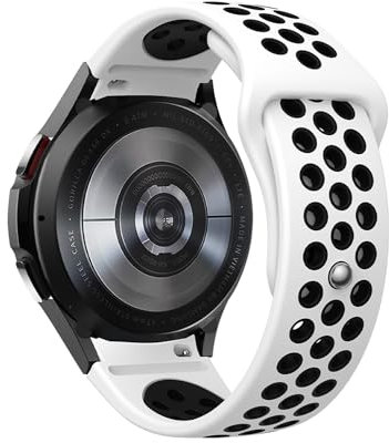 SimpleThings Cinturino Sportivo in Silicone per Galaxy Watch 7/6/5/4 40 mm 44 mm - Cinturino No Gap per Samsung Galaxy Watch 6 4 Classic/5 Pro 45 mm Band Uomo Donna