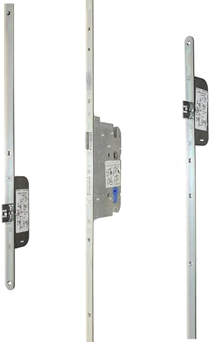 GU Secury Automatik Mehrfachverriegelung/Haustürschloss Automatikriegel, Dornmaß 65mm, Entfernung: 72mm, Stulp: 20mm, DIN Links/Rechts verwendbar (6-37516) incl. SN-TEC® Montageanleitung