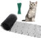 AHAQU Cat Scat Mat with Spikes, 4mx30cm Plastic Anti Cat Spikes, Prickle Strip Dig Stopper, Dog Fox Cat Deterrent Mat with Spikes, Cat Repellent Mat for Garden, Fence