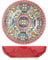 KKGUD Large Serving Bowls, 10 inches Ceramic Bowls for Pasta Noodles Salad Soup (Red, 1pcs)