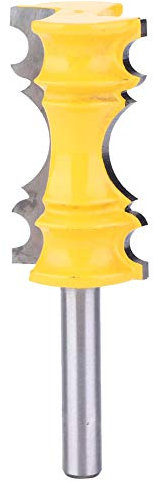 Fraise à Bois à Tige de 8 Mm, Tranchant Tranchant pour la Modélisation de Lignes de Bois, Convient pour MDF, Bois Massif, Panneaux de Particules, contreplaqué, Cadre de Porte en
