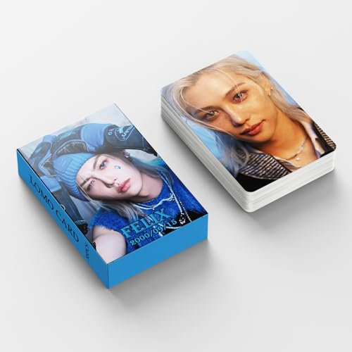 Stray Kids 55 Stück Stray Kids Photocards ATE Neues Album Karten SKZ Mini Merch Fotokarten StrayKids für Fans (Felix)