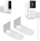 2Pack Metal Wall Mount for Wyze Cam Pan V3/Wyze Cam V4,Eufy Security Solo IndoorCam P24/S220,Google Nest Indoor(2nd Generation) Cam,Ring Indoor Cam,Wall Mount Provides a Better View for Camera.