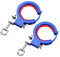 BaotyJie 2X Cable Tray Rollers, Guide Helper Laying Tool Stainless Steel Nylon Wire Guide Accessories, Cable Wire Threading Tools, Navy Blue