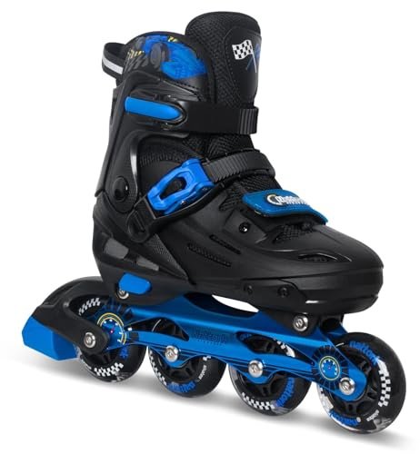 Nattork Inline Skates für Kinder und Erwachsene, 4 Größen Verstellbar Kinder Inliner, Renndesign Inline Skates für Damen Herren