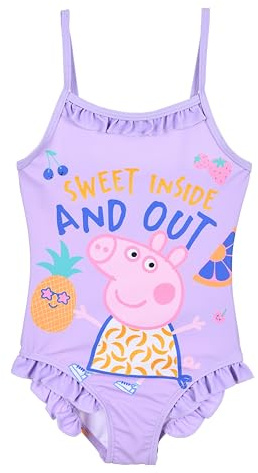 Peppa Pig Badeanzug | Peppa Wutz Mädchen Badesache, Geschenk, Baden, Sommer, Schwimmen, Gr. 98-116