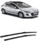 Coche Escobilla Limpiaparabrisas para Peugeot 308 308SW 308CC MK1 T7 2007-2013 Juego de Parabrisas Escobillas Parabrisas Ventana Cepillo de Lluvia
