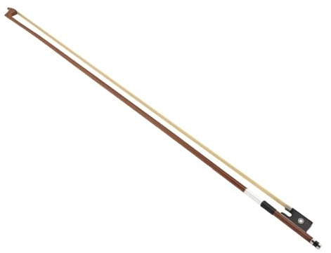 Handgefertigte Geigenbögen Brasilholz weißes Rosshaar Ebenholz 4/4 Violine mit Hardcover Box Geige in voller Größe