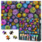 Colorful Cactus Art 1000 Piece Jigsaw Puzzles for Adults, Family Challenging Puzzle Game (Succulents Theme), Birthday Party Gift for Men Women Home Decor (27.5x19.7)