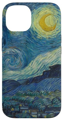 Die Sternennacht (Sterrennacht) von Vincent Van Gogh (1889) Hülle für iPhone 14