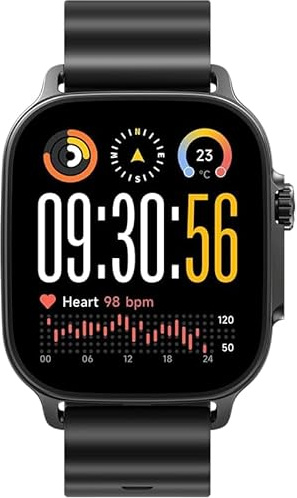 Realme Watch 5 Smartwatch con display HD da 46,5 mm, monitoraggio salute AI, monitoraggio della frequenza cardiaca e SpO2 24H, oltre 100 modalità sportive, lunga durata della batteria, orologio