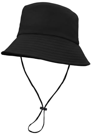YAMEIZE Trendy Eimer Hut mit String - für Damen Herren UV400 Schutz Angeln Sonnenhut Strap Fishmen Wandern Camping Outdoor