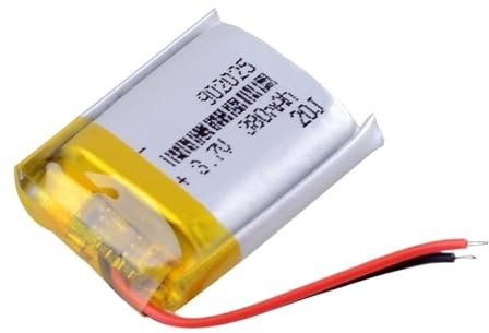 902025 de 3,7 V y 380 mAh (5 Unidades)