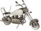 Cepewa Weinflaschenhalter Flaschenhalter Motorrad 20 cm Weinflasche Sektflasche
