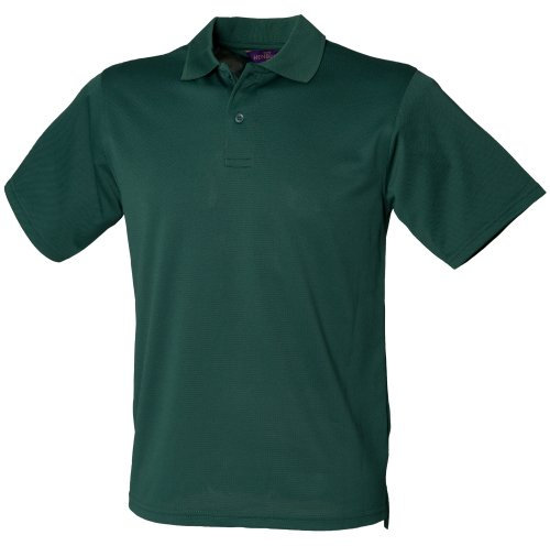 Henbury Mens Coolplus® Pique Polo Shirt (S) (Bottle)
