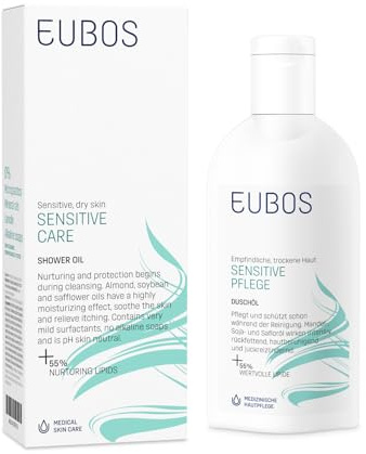 Eubos Sensitive Shower Oil F Olie Droge/zeer Droge Huid 200ml