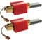 Kohlebürsten 2er Set für Miele Waschmaschine Serie W700 / W800 / W900 / T Nr. 4297412/4297410 / 4297411/4297413
