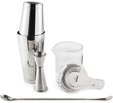 Cocktail Kingdom® Essential Cocktail Set (rostfritt stål)