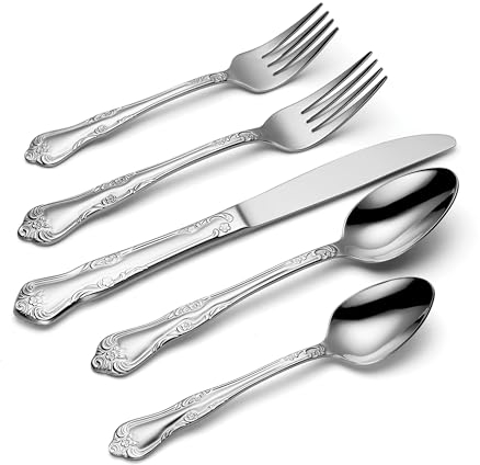 Oneida Azalea 45-Piece Flatware Set, Service for 8 by Oneida