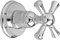 Ideal Standard A3785F6 JADO Unterputz-Ventil G1/2 und G3/4 Lighthouse Kreuzgriff antik Chrom