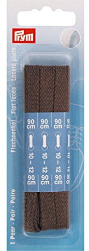 Prym Flache Flat Laces, Brown