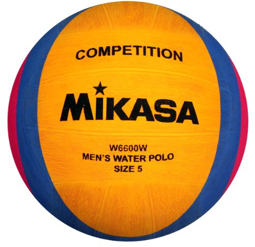 Mikasa Wasserball W6600W, gelb / blau / pink, 1211