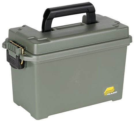 Plano Element Proof Field/Ammo Box - Large (with tray),Lockable Toolbox, Tool Storage, Ammunition Boxes, Home Safe, Waterproof Container, Perfect for Range shooting, Hunting, Airsoft, Shooting sports