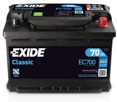 Exide - Clásica 70ah 640a (es) ec700