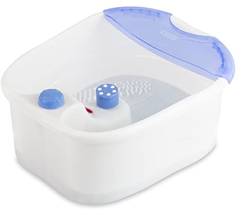 LIVIVO Deluxe Foot Spa with - Luxury Electric Heated Multi-Function Foot Spa Therapy at Home with Infrared, Vibration Massage and Effervescent Bubbles – Choose from 3 Mode Settings