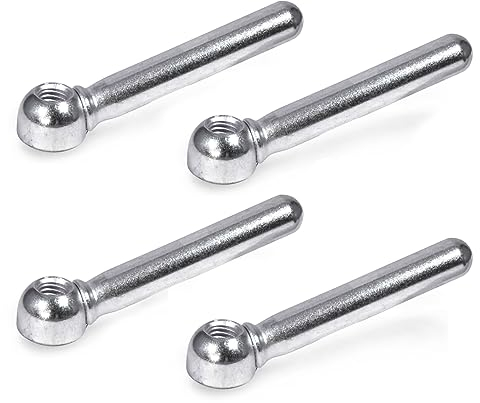 Ganter Normelemente | Spannmutter - GN 99.5-80-M10 | Stahl verzinkt | 4 Stück