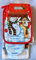 Ethel May 3 Pack Christmas Festive Xmas Tea Towel Set includes Tea Towel Oven mitt Gloves and Pot Mat Santa, Snowman, christmas tree and baubles (Snowman)