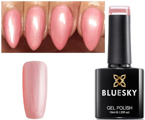 Bluesky Nail Gel Polish PINK PEARL COLOR PINK, In The Shade QXG270 UV LED Soak Off 10ml (Requires drying under LED/UV Lamp)