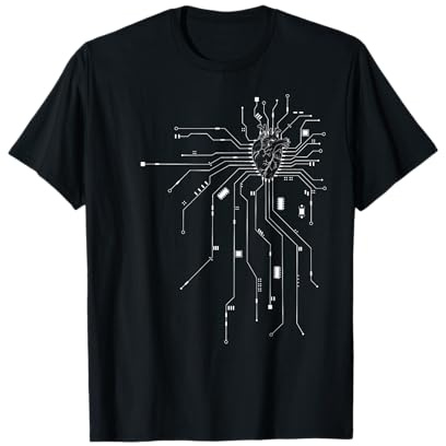Programmeur d'ordinateur de carte PCB de processeur de CPU T-Shirt
