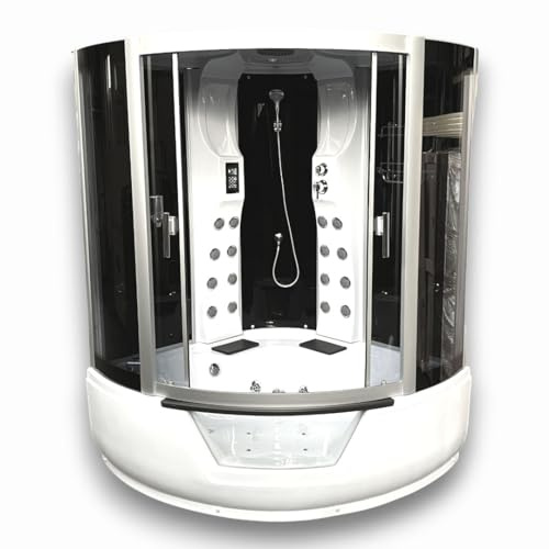 Whirlpool Bathtub and Shower MONTECARLO 59.05 Hydrotherapy with Heater Hot Tub