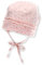 Sterntaler Baby Mädchen Beanie Baby GOTS Beanie Mütze - Beanie Baby, Kinderbeanie, Babymütze - aus Baumwolle mit Bindeband - rosa, 47