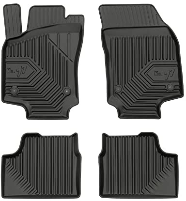 FROGUM No.77 Gummimatten Ganzjahresset von Auto Fußmatten Autofussmatten für Opel Astra H 2004-2014, für Opel Astra H GTC 2004-2014 | Langlebiges TPE Material