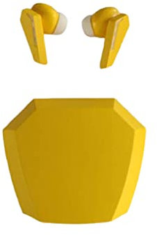 eexuujkl Auricolari Auricolari Ricaricabili compatibili con Bluetooth Cuffie Gialle, Giallo