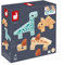 Janod - Bauspiel Cubikosaurus Dinosaurier - 3 Dinos zum Bauen - Lernspiel zum Stapeln - Spielzeug aus FSC-Holz - Ab 24 Monate, J05833
