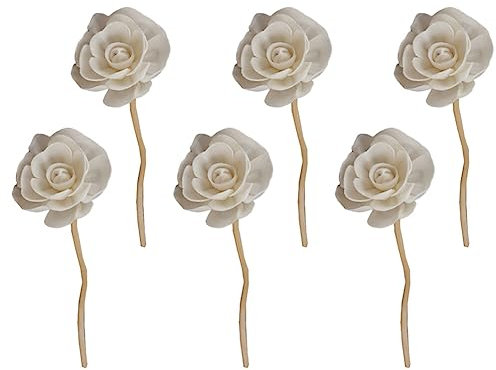 COHEALI 6st Rattan Ätherische Ölstäbchen Duft-diffusor-Stick Diffusor-Sticks Aromaöl Diffusor Blumen Lavendelöl Diffusor Reben Blumiges Ätherisches Öl Blumenstock Rose